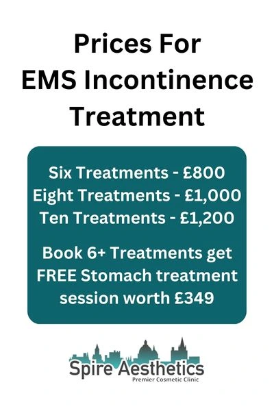 EMS Incontinence Treatment Prices Bury