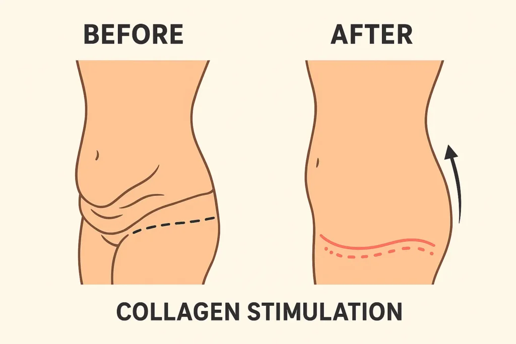 Before and after results for sagging skin after weight loss injections Bury