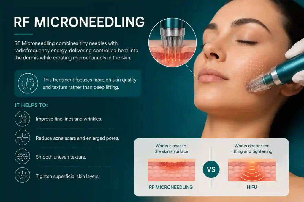 What Does RF Microneedling Do That HIFU Alone Cannot Bury